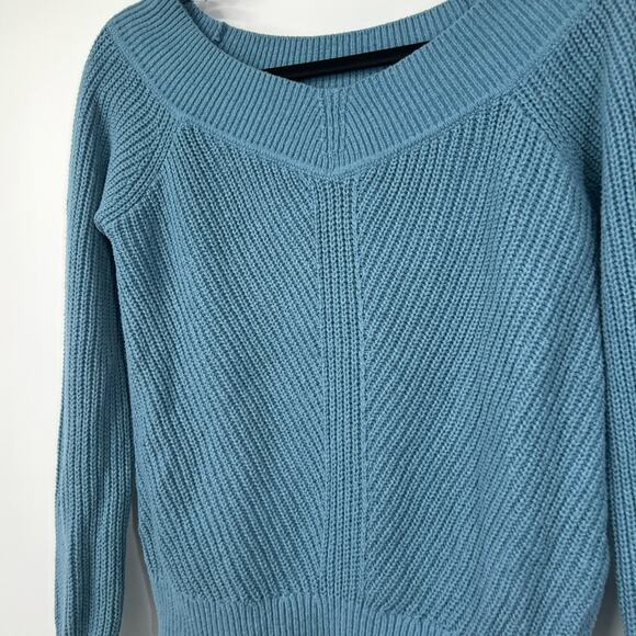 Abercrombie & Fitch Off-the-Shoulder Knit Sweater - Picture 2 of 6